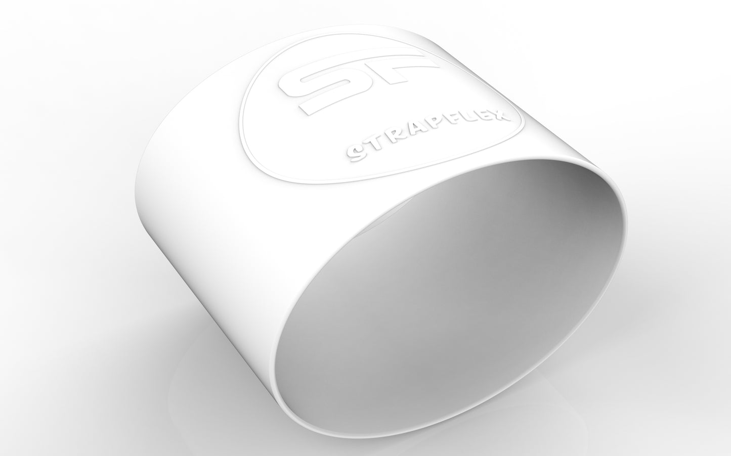 StrapFlex enkelbandjes wit (2 stuks)